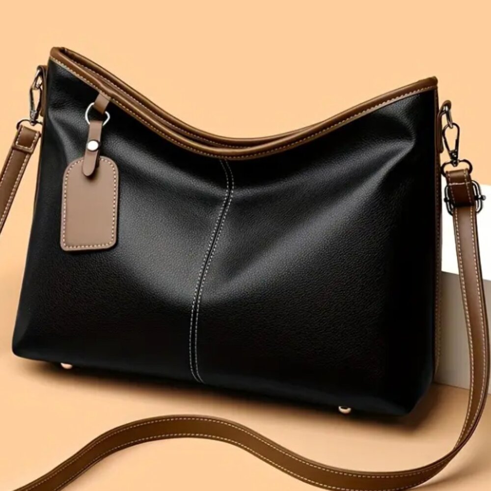 Black Soft Crossbody Bag